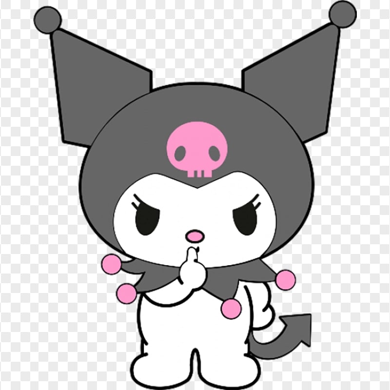 Angry Kuromi Sanrio Character Transparent PNG | Citypng