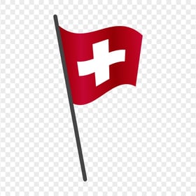 HD Vector Switzerland Flag Pole PNG