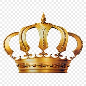 Download Gold Yellow King Crown PNG