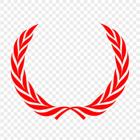 HD PNG Wreath Laurel Red