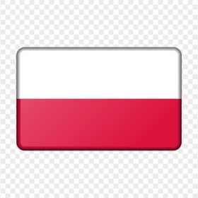 HD POL Poland Illustration Flag Icon PNG