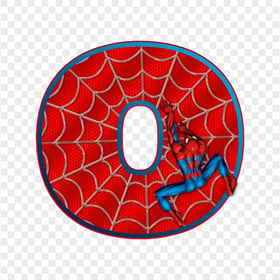 HD Spider Man Number Zero 0 PNG