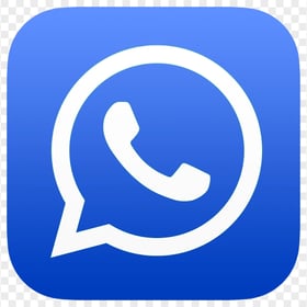 HD Dark Blue Whatsapp Wa Whats App Official Logo Icon PNG
