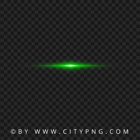 Green Light Lens Flare Glowing Effect FREE PNG