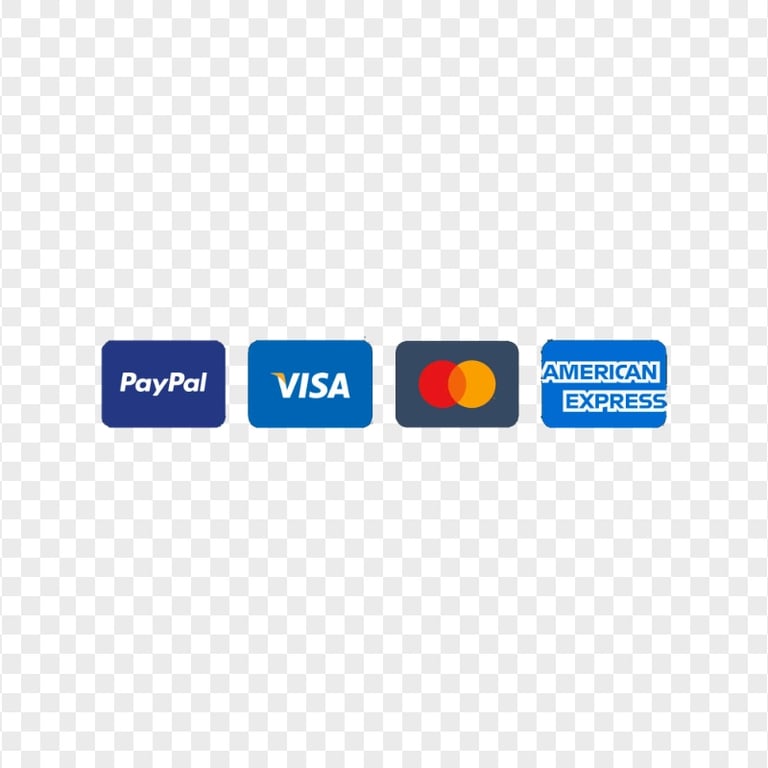 Payment Icons Paypal Visa Mastercard American | Citypng