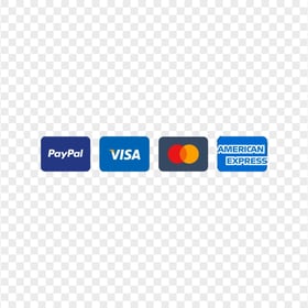 Payment Icons Paypal Visa Mastercard American