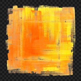 Download Orange Oil Painting Canva Texture PNG