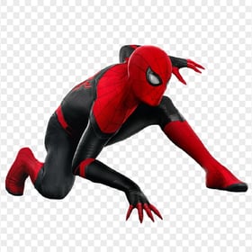 HD Black & Red Spider Man Monster PNG
