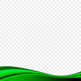 Abstract Curved Green Lines Effect HD PNG