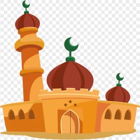 Vector Islam Masjid Illustration Icon Clipart