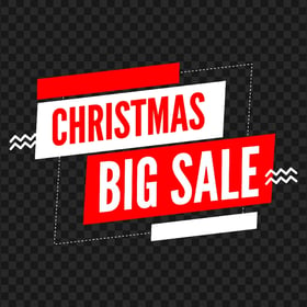 HD Christmas Big Sale Logo Sign Badge PNG