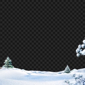 Christmas New Year Winter Snowy Scene Poster HD PNG