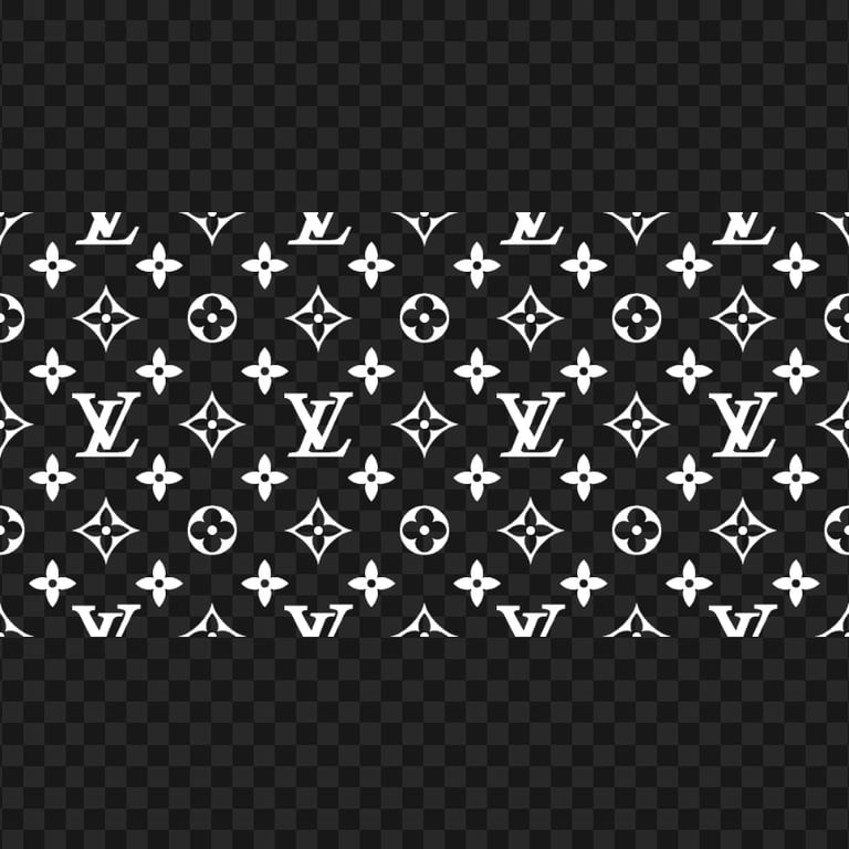 Lv Louis Vuitton White Pattern Seamless FREE PNG