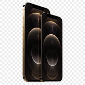 HD Gold Apple iPhone 12 Pro & Pro Max PNG