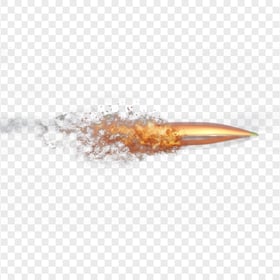 HD Gun Bullet Fire Flying PNG
