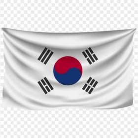 HD Hanging Korea Flag Transparent Background