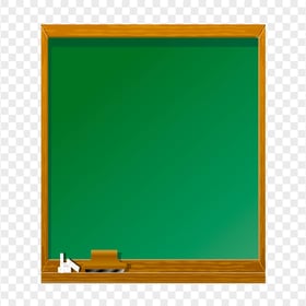 Illustration Square Chalkboard Green Board