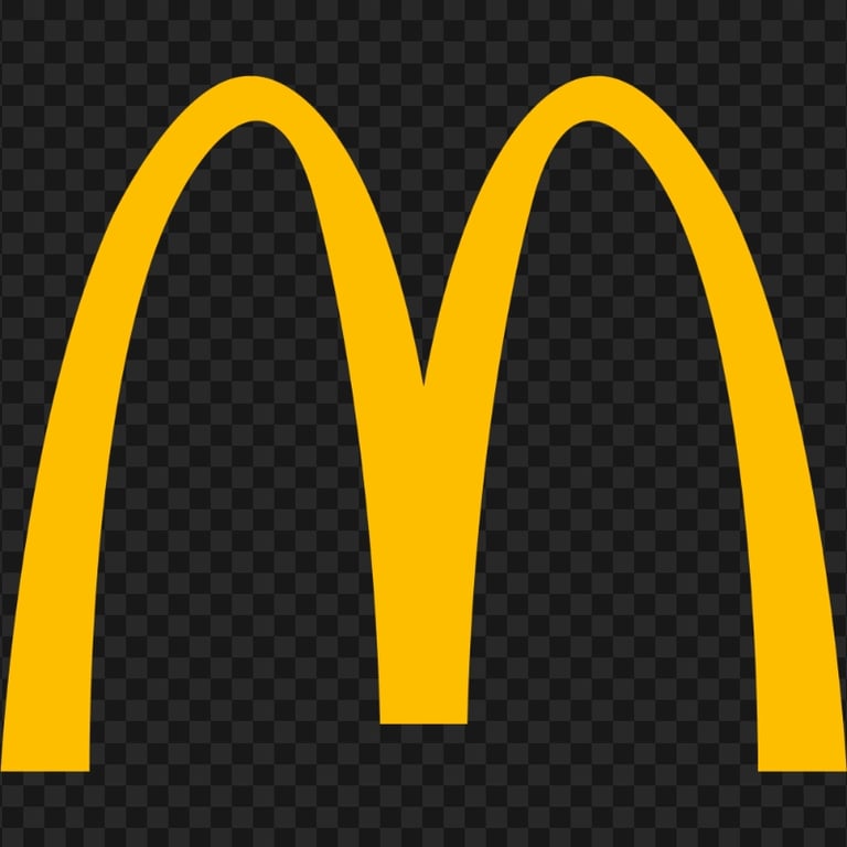 HD Yellow McDonald McDonalds M Logo Symbol PNG Image