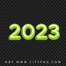 Green Lime 2023 Text PNG