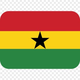 Ghana Ghanaian Banner Flag Icon PNG
