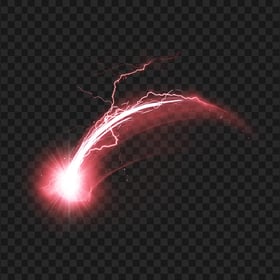 HD Red Spark Energy Electric Effect PNG