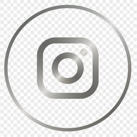 HD Silver Square Instagram Logo Icon PNG | Citypng