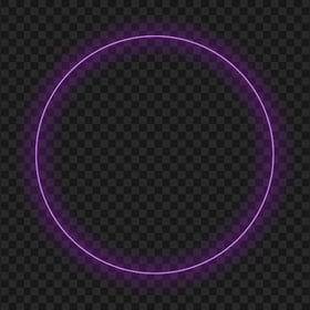 HD Purple Glowing Circle PNG