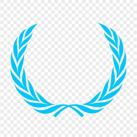 Wreath Laurel Blue HD PNG