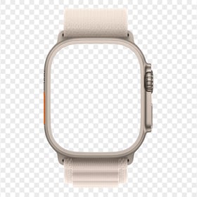 Apple Watch Ultra Starlight Mockup PNG