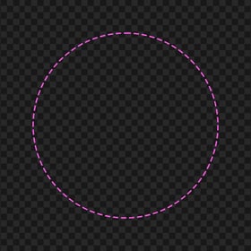 Circle Pink Line Border HD Transparent PNG