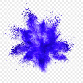 Blue Powder Explosion Effect