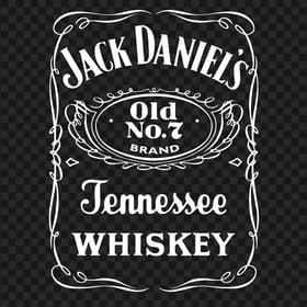 HD Jack Daniel's White Logo PNG