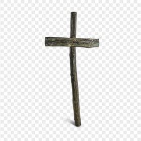 Old Rugged Wooden Cross Christianity Symbol