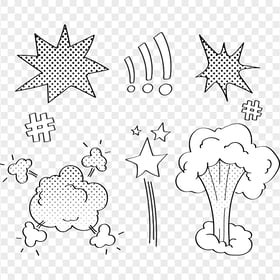 Explosive Explosion Clipart Comic Book Pop Art