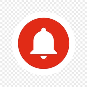 Youtube Circle Bell Button Icon