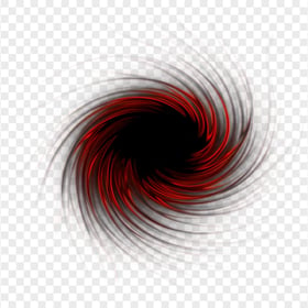 Red Swirl Energy Ball Hole Effect PNG