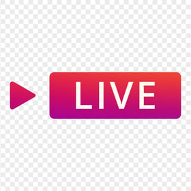 HD Live Stream Instagram Button PNG