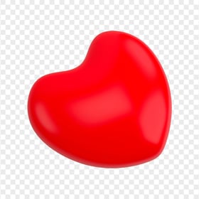 Red Heart Blood Donation 3D Logo Icon PNG
