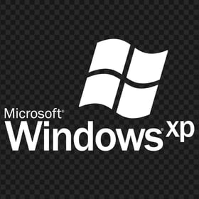 HD Windows Xp Black Logo PNG | Citypng
