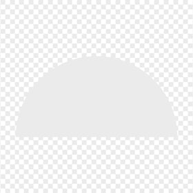 Gray Half Semi Circle Transparent PNG