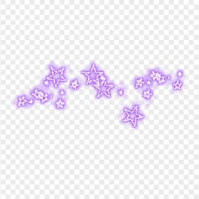 Sparkling Shining Purple Stars Fireworks Effect PNG
