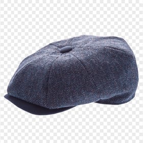 Newsboy Blue Cap Hat PNG