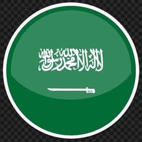 Circular Saudi Arabia Flag Icon