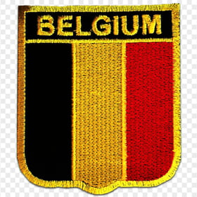 Embroidered Flag Of Belgium Patch HD PNG