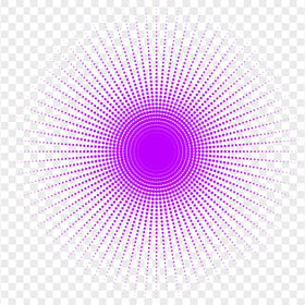 HD Purple Dots Halftone Circular Transparent PNG