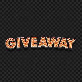 HD Giveaway Illuminated Bulbs Logo PNG