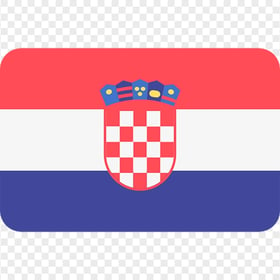 Vector HR Croatia Flag Icon PNG