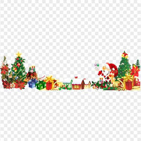 HD Christmas Illustration Elements Scene PNG