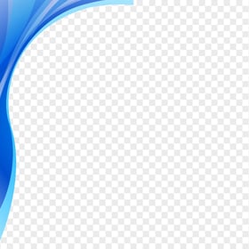HD Blue Wavy Lines Abstract Transparent PNG