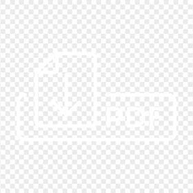 PDF Download Black Outline Button Icon Logo PNG | Citypng